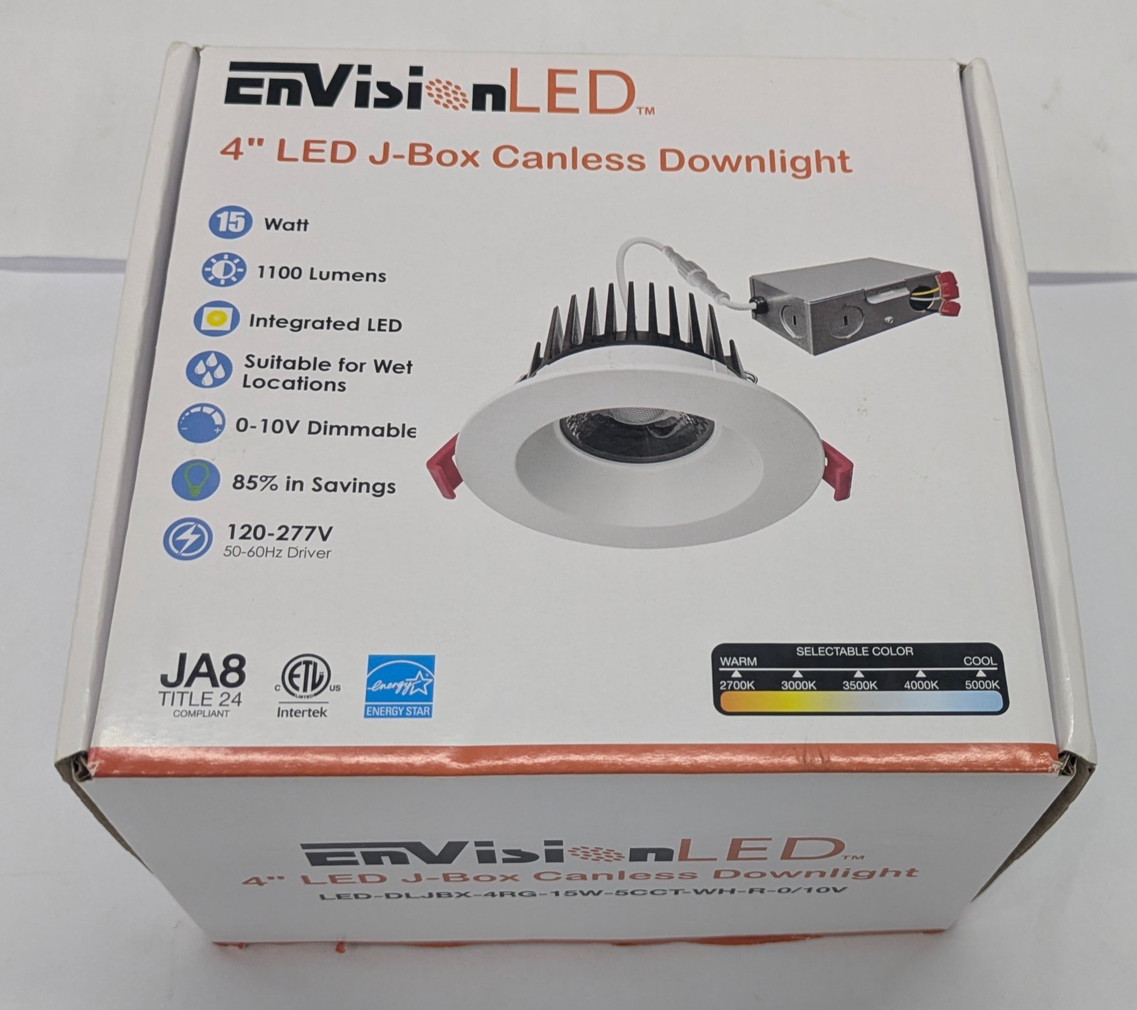 Envision JA8 LED 4" Title 24-compliant, highly efficient recessed downlight gallery