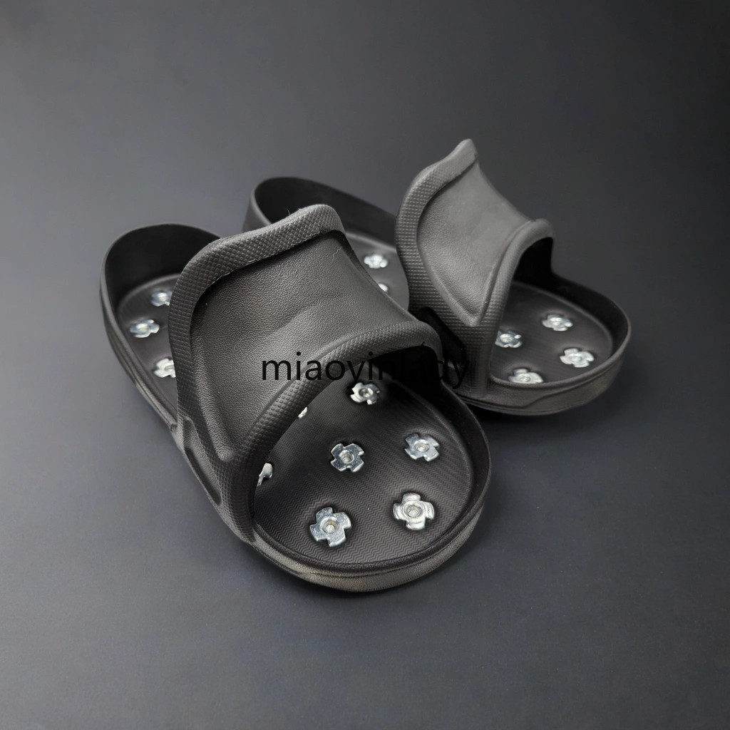 1Pair Spiked Shoes for Epoxy Floors Self-leveling Epoxy Coatings strong spikes gallery
