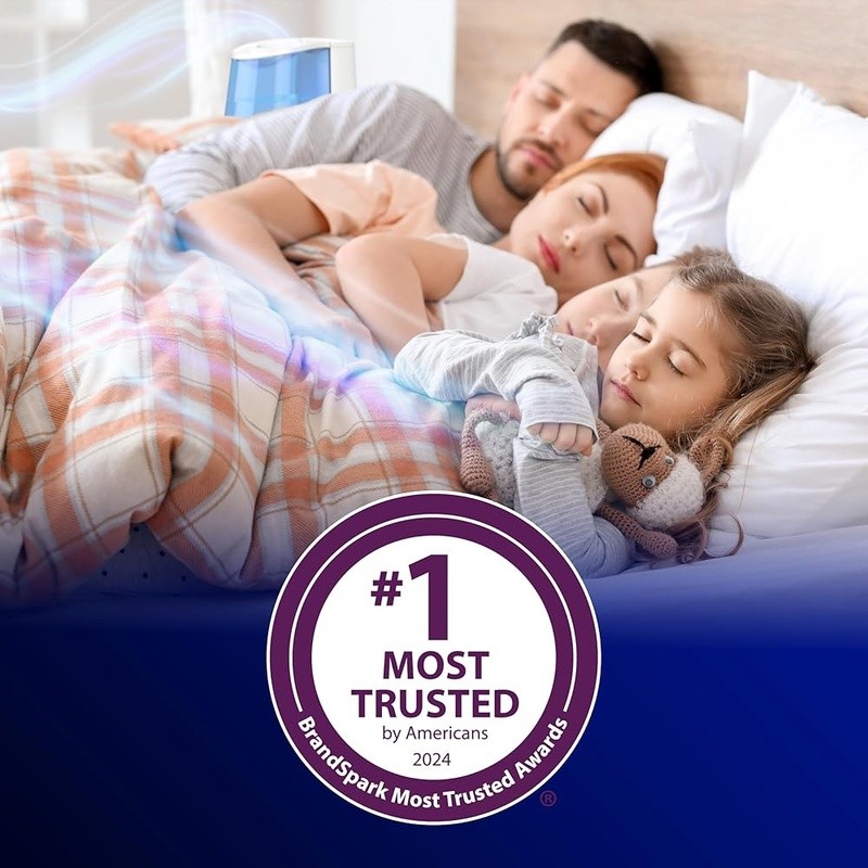 Warm Mist Humidifier Easy Clean Portable Quiet Operation Relief Kids Adults New gallery