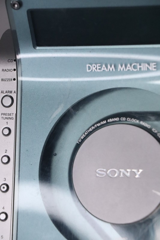 Sony Dream Machine Alarm Clock CD Player Radio ICF-CD855V - Tested. Great Sound gallery