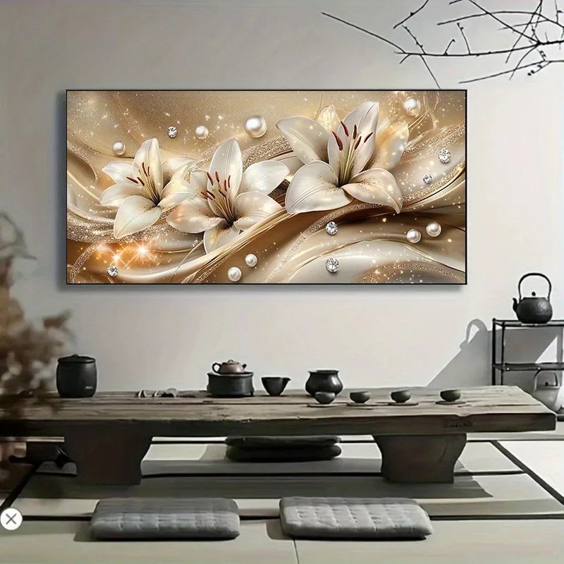 Abstract Flower Canvas Painting Canvas Wall Art Home Decor Wall Picture Poster gallery