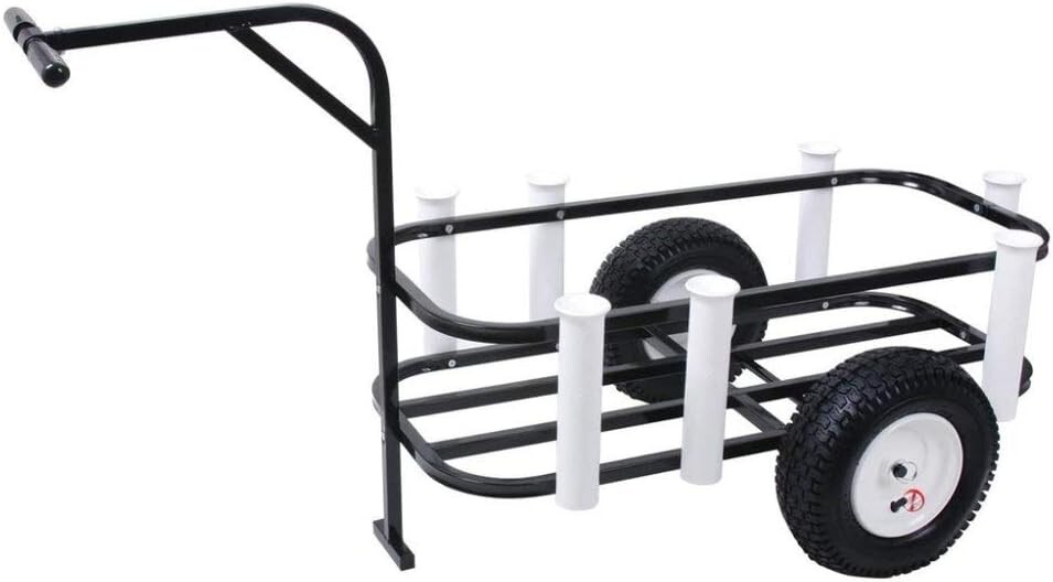 Reliable Surf Pier and Beach Cart Outdoor Fishing Rolling Wheel Wagon for things gallery