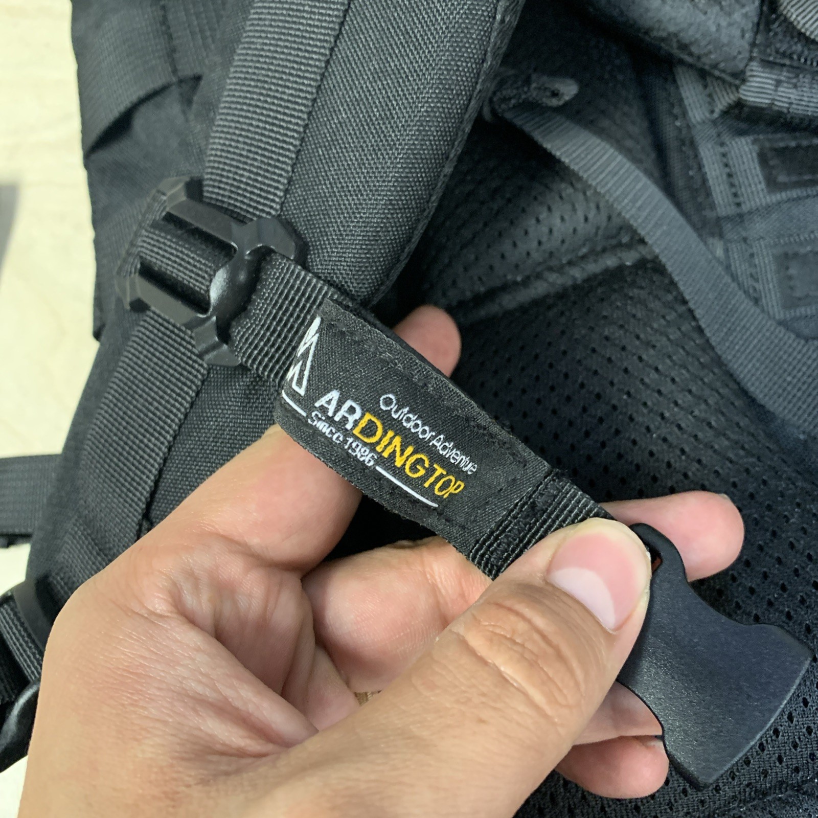 60L military internal frame backpack, backpack backpack with rain cover. 4