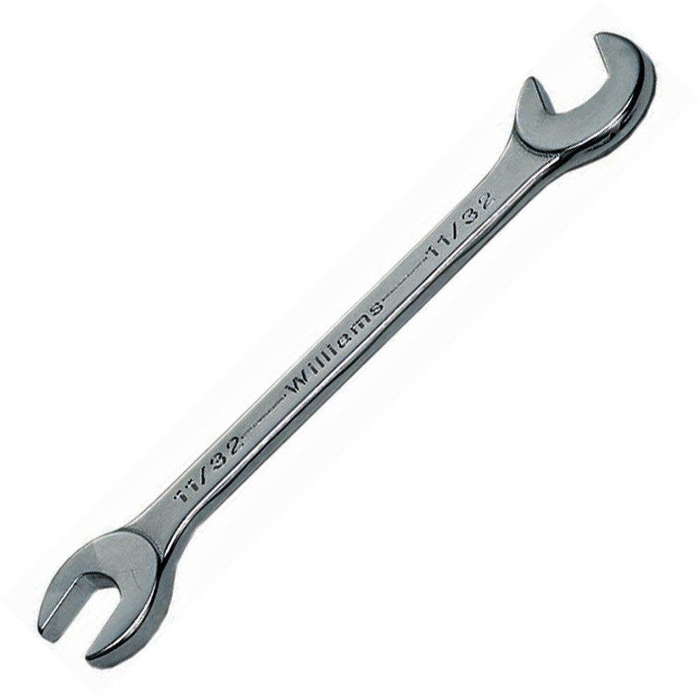 9mm Mini Double Head 15°/80° Open End Wrench 3-3/4"Long Williams USA JHW1109MM