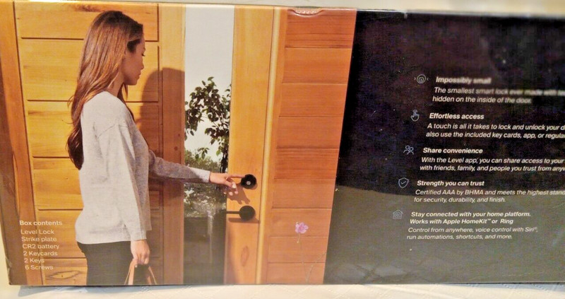 NIB Level Touch Invisible Smart Lock C-L12U Nickel G07D gallery