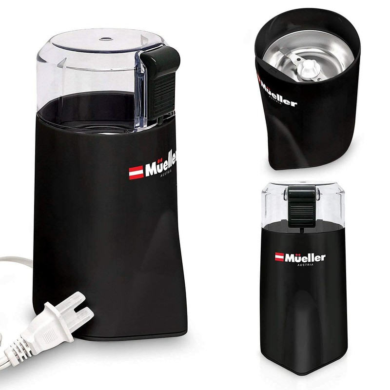 Mueller HyperGrind Precision Electric Spice/Coffee Grinder Mill - Black gallery