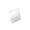Azar Displays Angled L-Shaped Frame 3.5"x 4.5''High, 10-Pack gallery