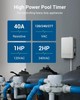 DEWENWILS Digital Pool Timer Box 7-Day 20 ON/Off Programmable Timer Water Heater gallery