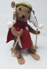 Plush Decor Sking Squirrel With Tag 9" Tall Winter Holiday Christmas gallery