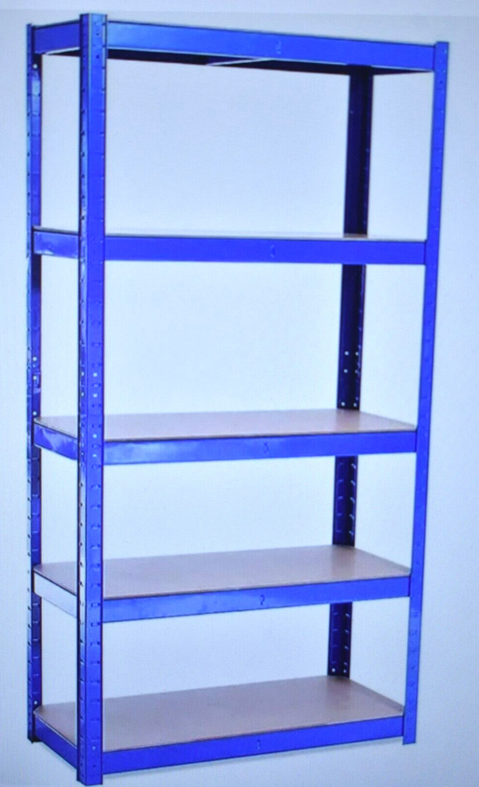 G-Rack 5 Tier 400lbs Shelf Assembly Blue Heavy Duty 0020-1 59" x 30" x 12" gallery