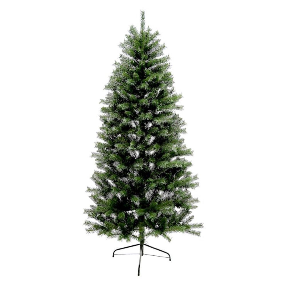 6.5ft Unlit Classic Fir Half Tree Christmas Tree 45" Diameter At Home A47 gallery
