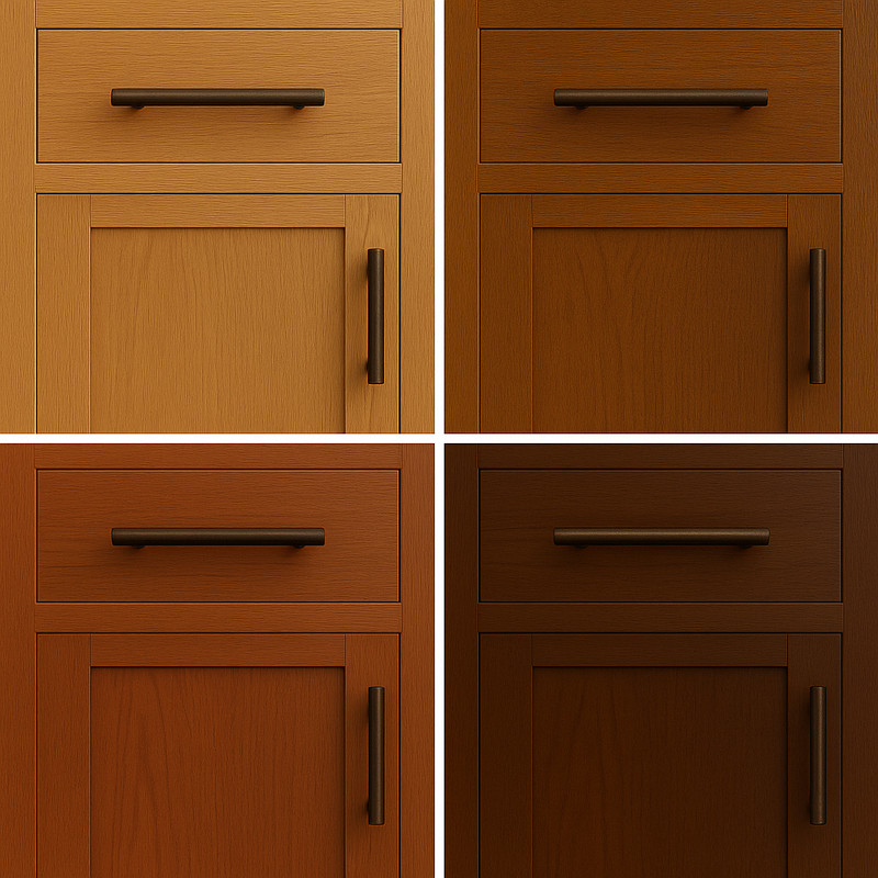 Modern Cabinet Handles Pulls Kitchen Drawer Black Bronze Gold Nickel SOLID T-Bar gallery