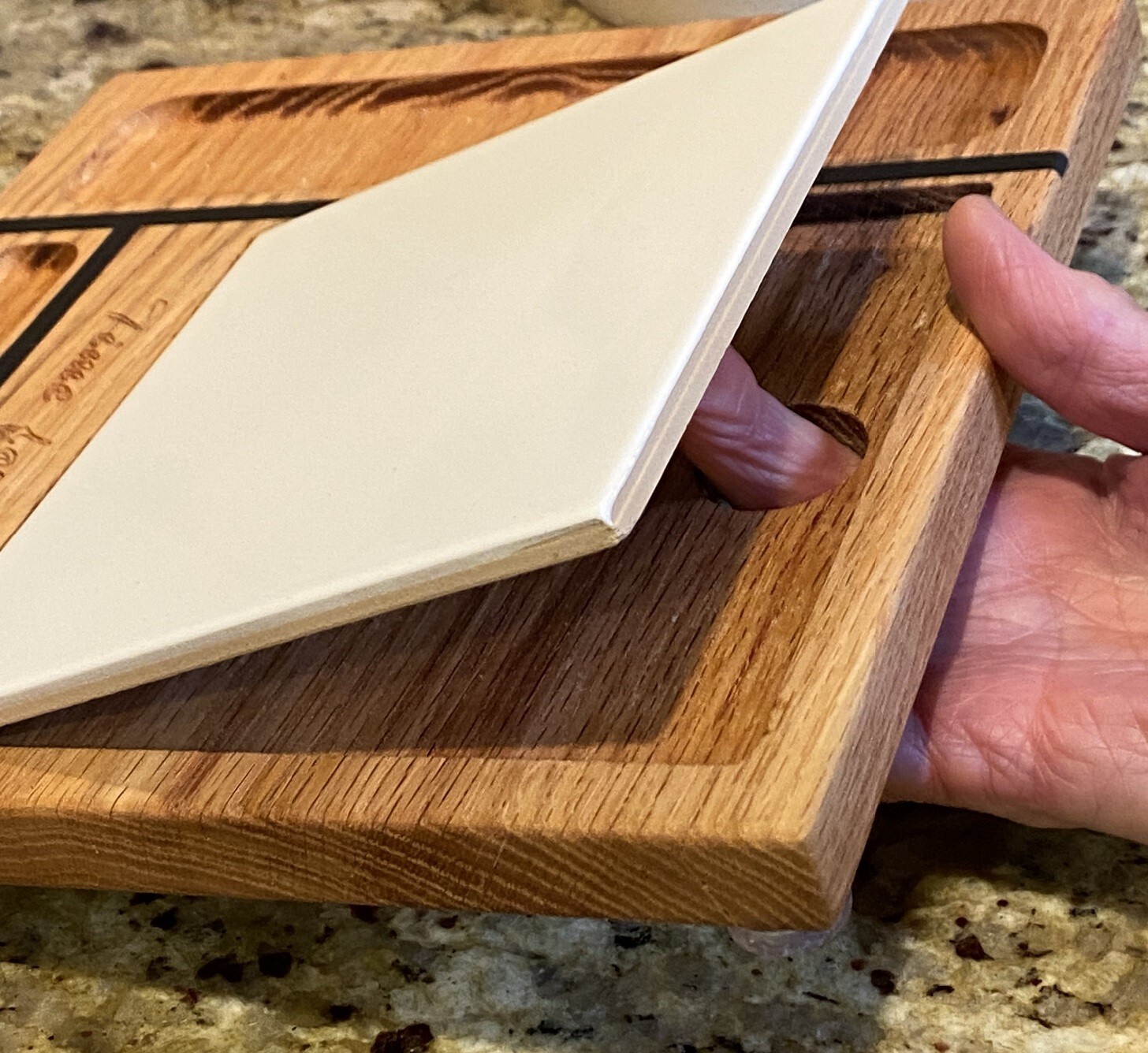 Serving Board Red Oak Wood gallery