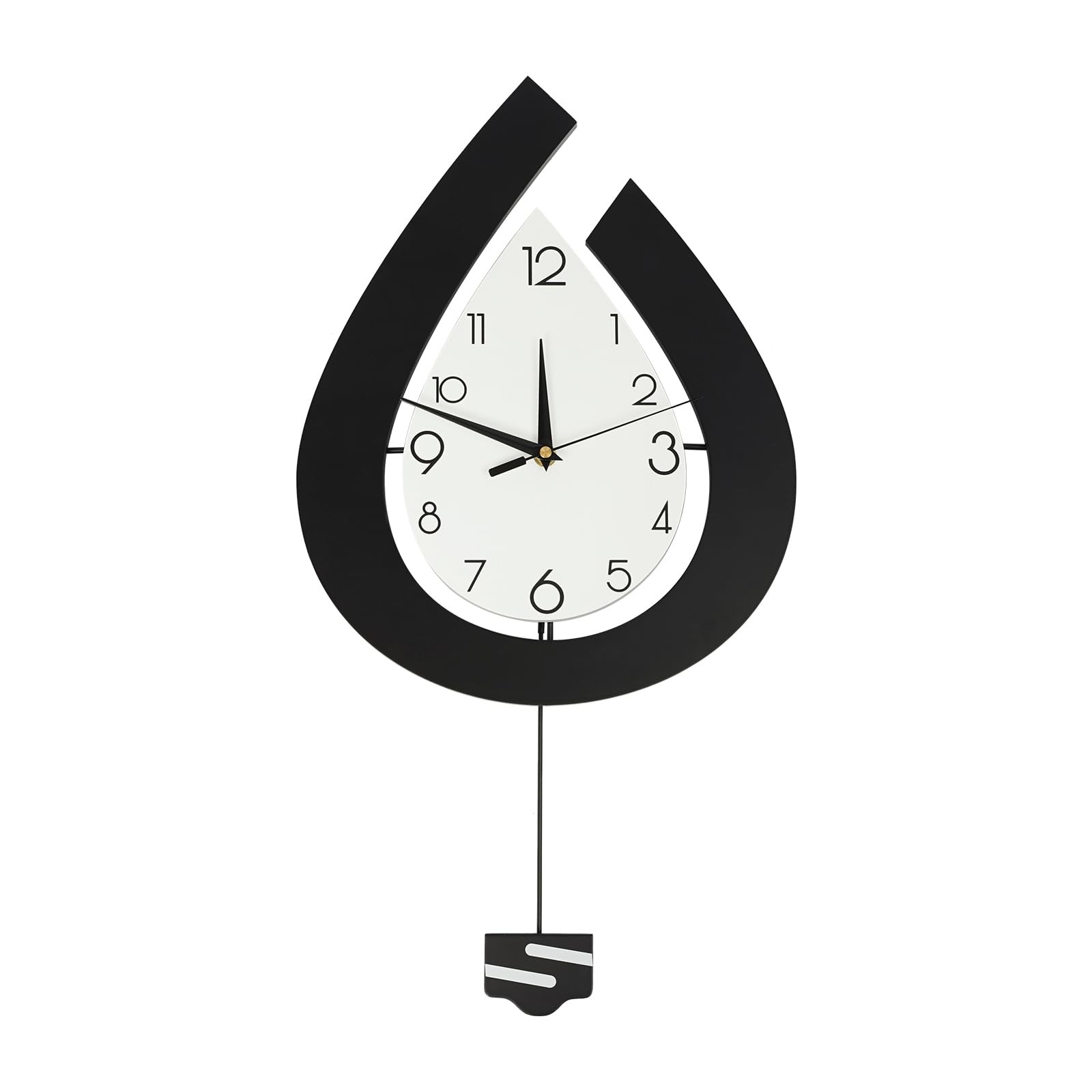 Large Wall Clock for Living Room Decor Big Pendulum Modern Silent Wall Clock gallery