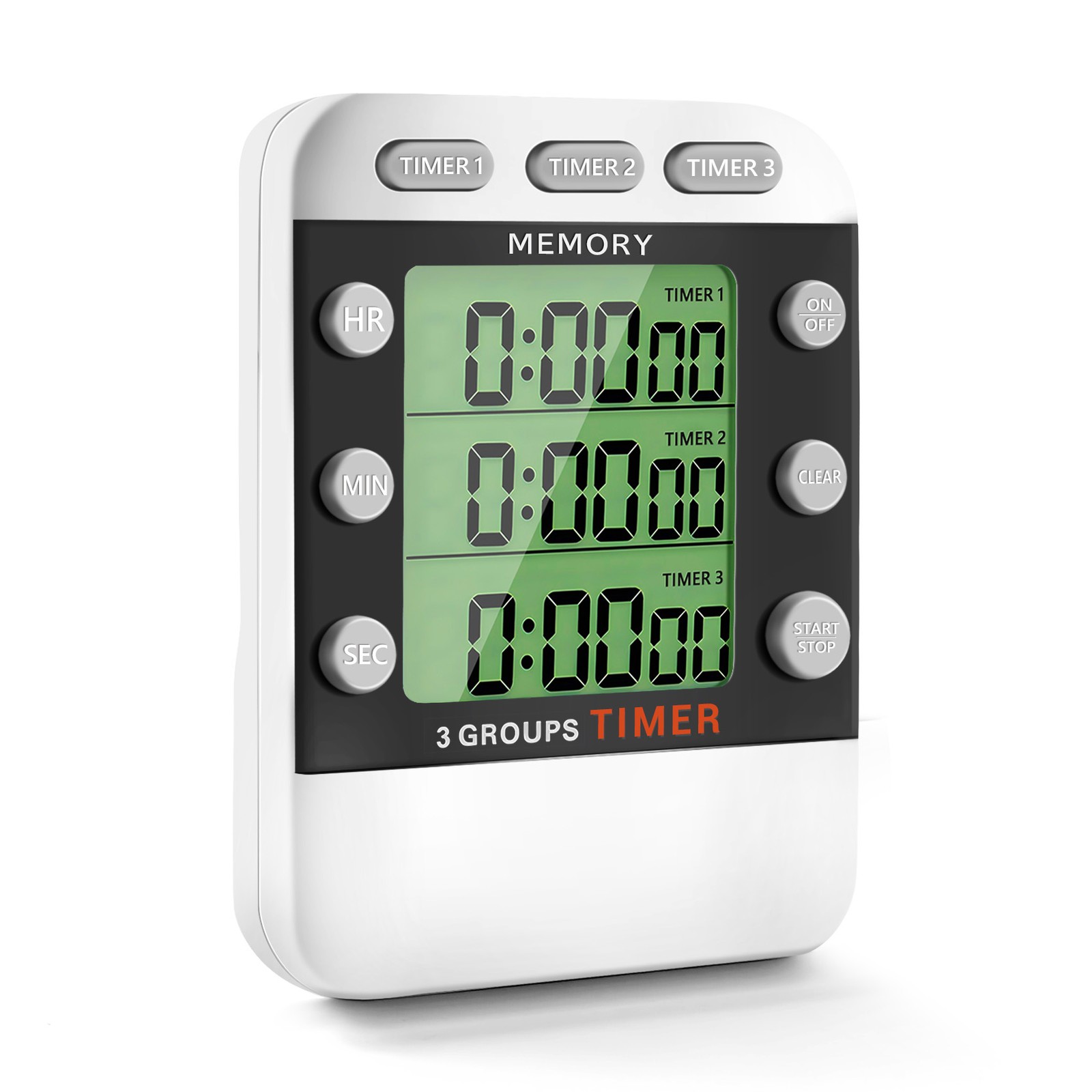 Digital Dual Kitchen Timer, 3 Channels Count /Down Timer, Triple Cooking7743 gallery