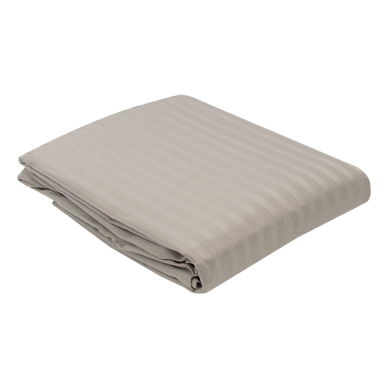 SureFit Premier 100% Cotton Sateen Striped Sheet Set in Grey, Full Size gallery