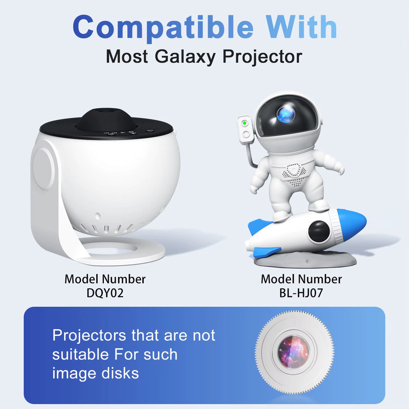 Night Light Galaxy Projector Starry Sky Projector Planetarium Lamp 6 Pack (Proje gallery