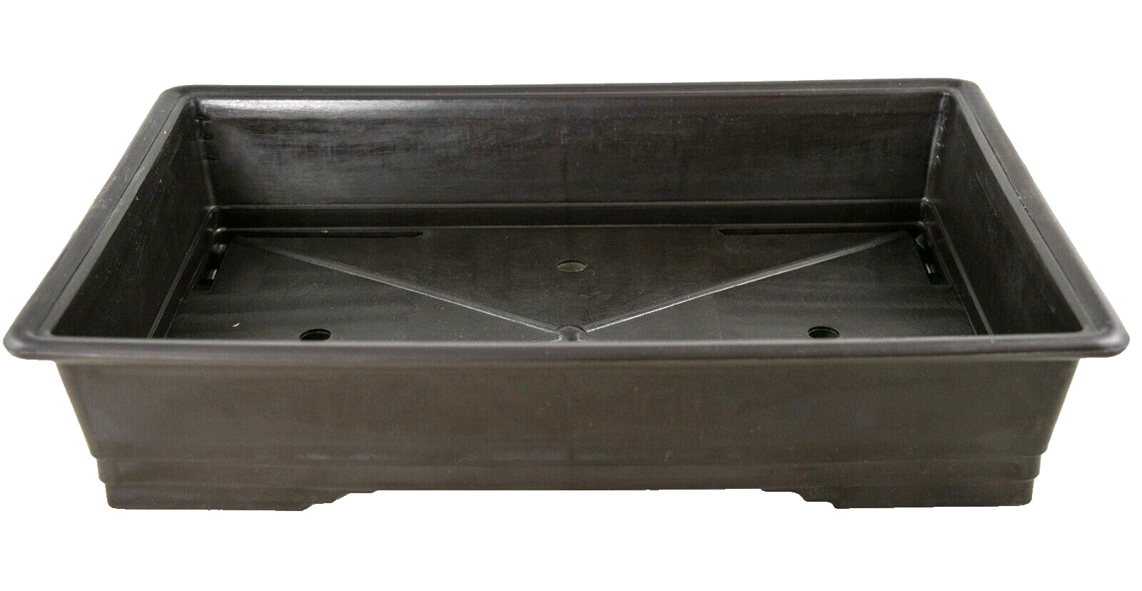 Japanese Plastic Bonsai Training Pot & Succulent Planter - 13"x 9.25"x 2.75" gallery
