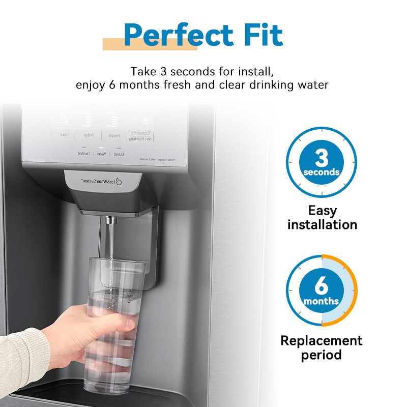 1-4PACK Fits for LG LT1000P Replacement Refrigerator Water Filter ADQ747935 New gallery