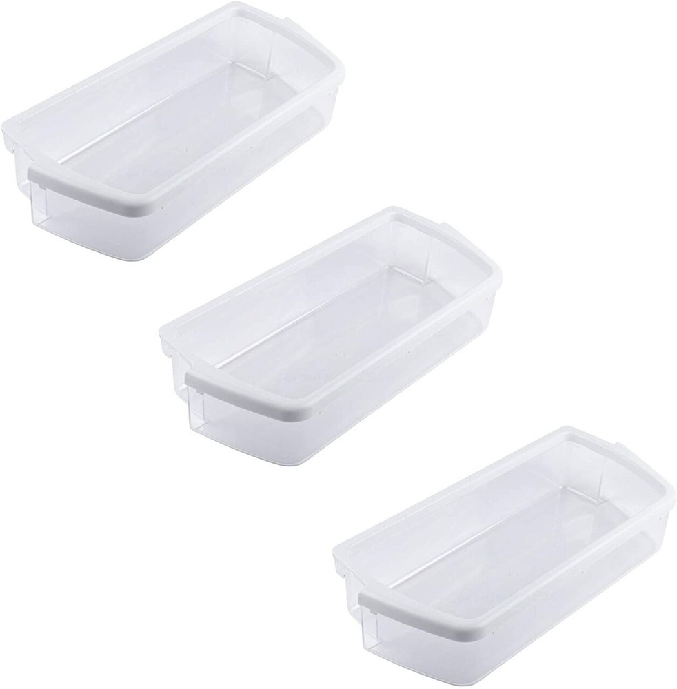 Door Shelf Bin Compatible with Whirlpool Refrigerator W10321304 ( 3 Pcs )