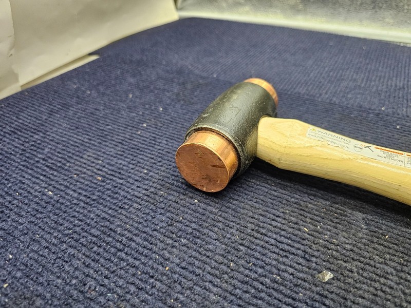 Vaughan C150 Copper Tipped Face Hammer 1-1/2" Durable Hardwood Handle gallery