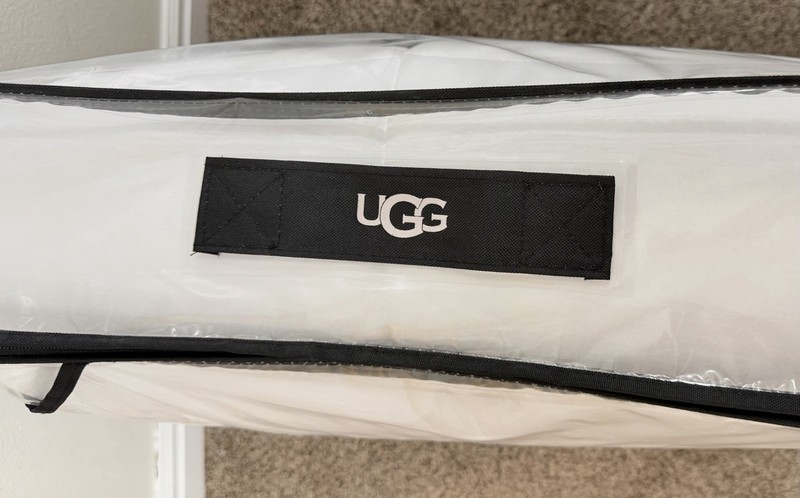 UGG Devon Down Alternative Twin/Twin XL Comforter in White 66" x 90" NEW! gallery
