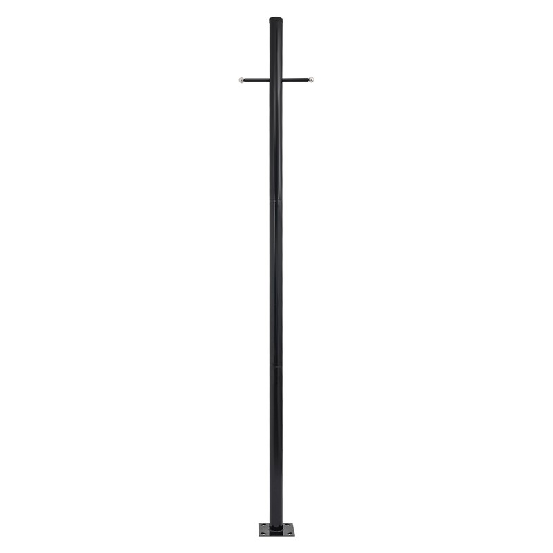 Split Street Light Pole Outdoor Lamp Post with Cross Arm for Driveway, Pathways gallery