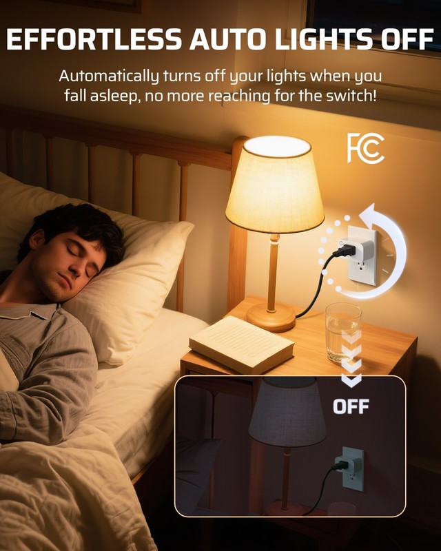 EDISHINE Wireless Remote Control Outlet with Timer, Indoor Remote Timer Outlet gallery