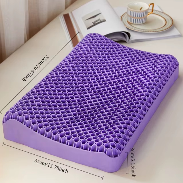 Breathable Pectin Air Layer Pillow | Ergonomic Cervical Neck Support Bed Pillow gallery
