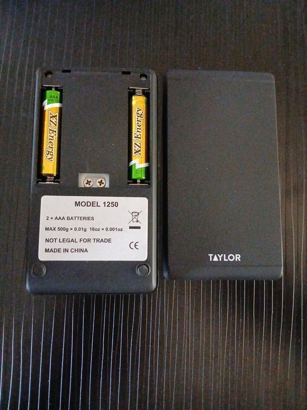 Taylor High-Precision Digital Portioning Scale with Cover, 16OZ/500G, Black gallery