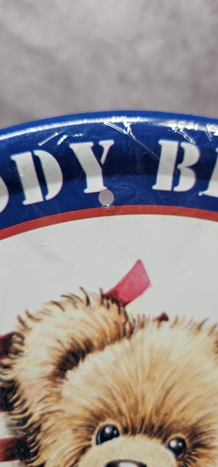 American Teddy Bear Co In Bears We Trust Round Metal Sign 4th Of July Decor New gallery