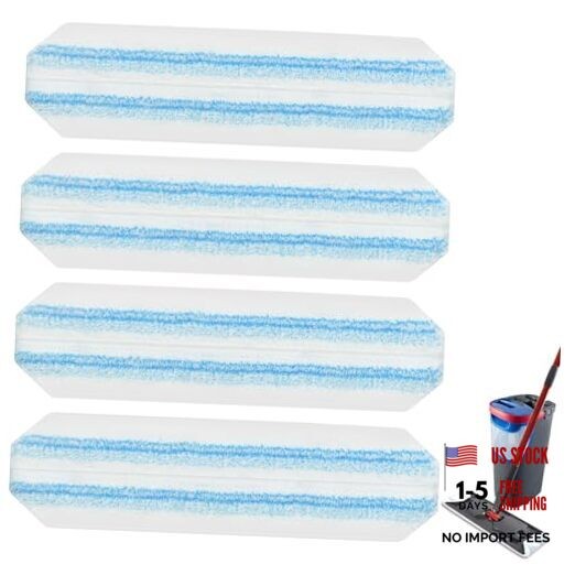 Mop Pads Replacements Compatible with O Cedar H2prO Flat Mop System 4 gallery