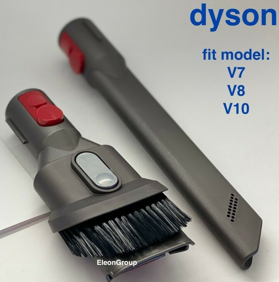 Dyson V7 V8 V10 Mini Soft Dusting Brush & Crevice Tool Attachments New & Genuine gallery