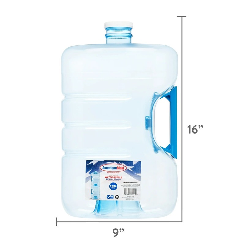 (2 pack) American Maid - Stackable & Refillable Water Gallon (3gal) gallery