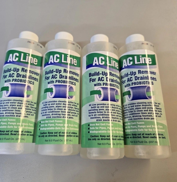 4 Pack, AC Line Build Up Remover For AC Drainlines With Probiotics (8 Fl Oz X 4) gallery