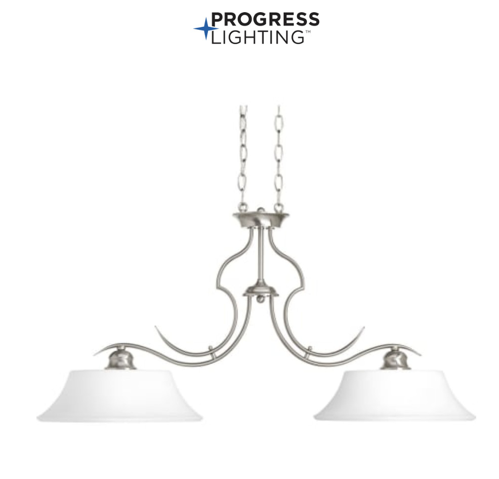 Progress Lighting Applause 2 Light 38" Wide Linear Chandelier Model:P4321-09 NEW gallery