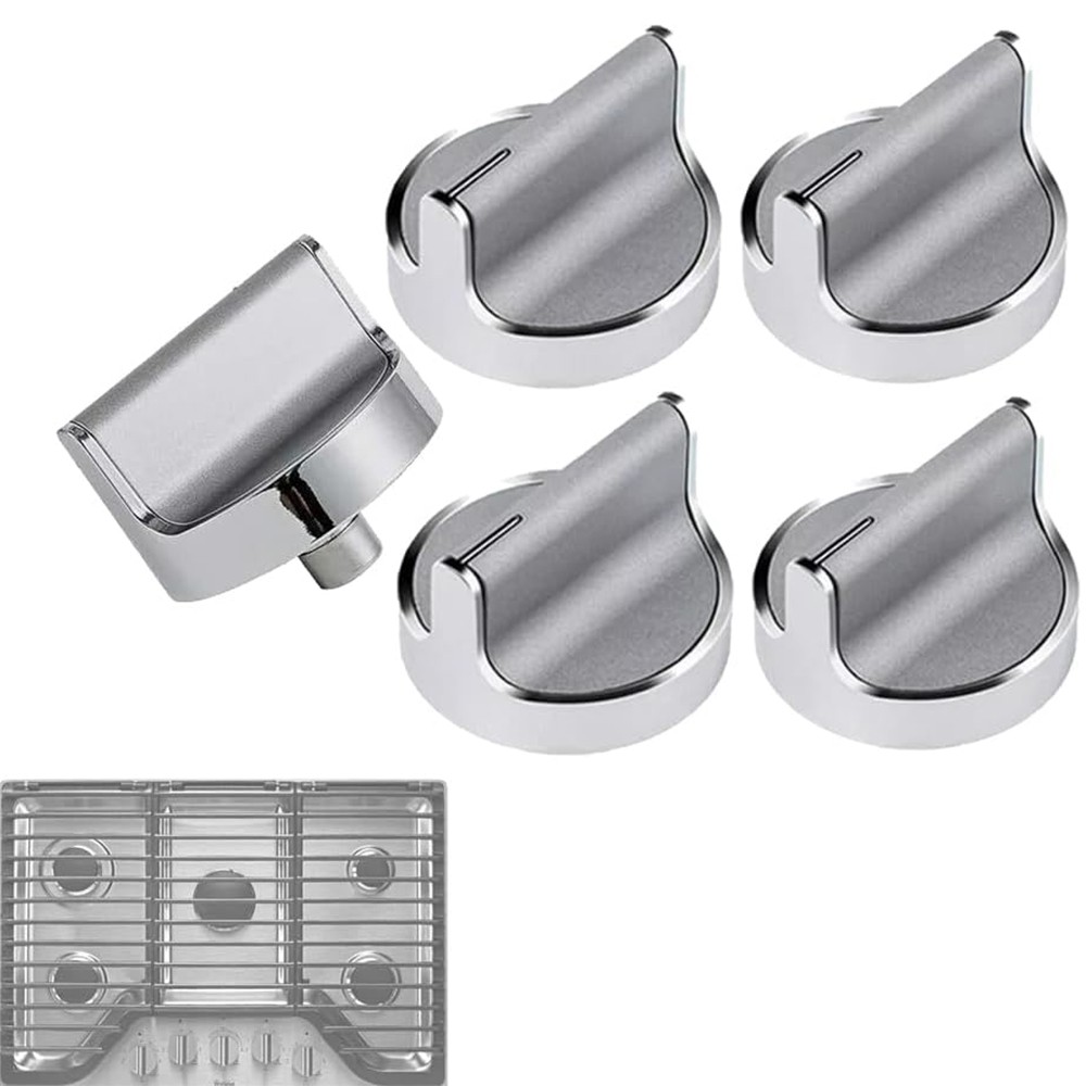 5Pack W10594481 Upgraded Gas Stove Knobs Replacement for Whirlpool Range/Oven