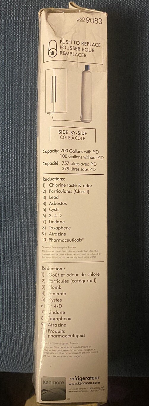 Kenmore 46-9083 Replacement Refrigerator Water Filter Box Opened. Filter Sealed. gallery