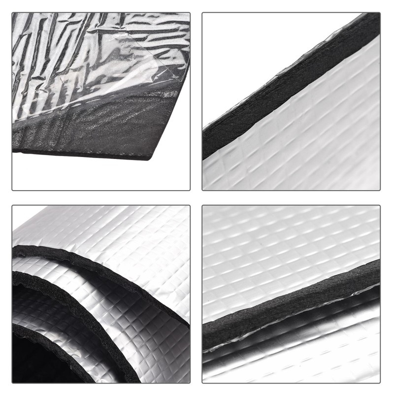 Insulation Sheet Self-adhesive Embossed Aluminum Foil Waterproof 2mx0.5mx5mm gallery
