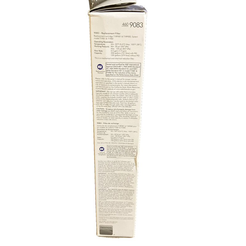KENMORE 9083 Replacement Refrigerator Water/Ice Filtration Filter 4609083 NEW gallery