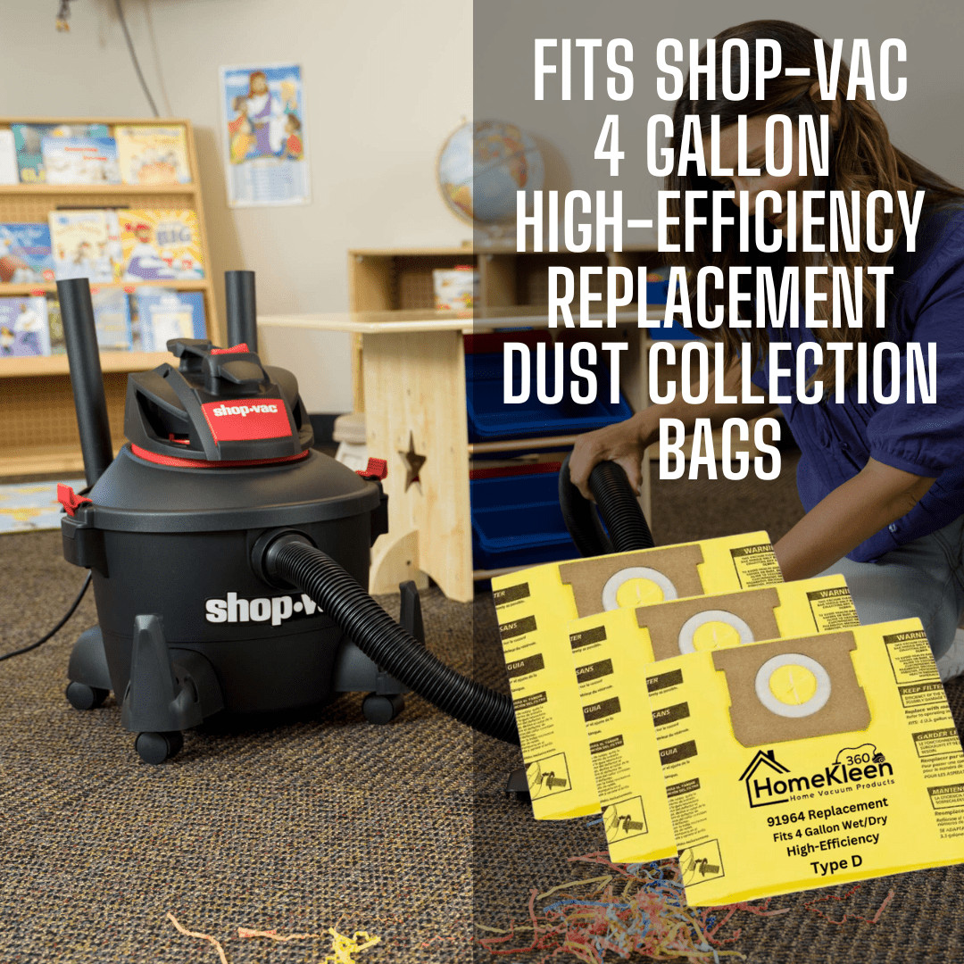 VacBagsUSA® Replacement High Efficiency Dust Collection Bag for Shop-Vac® 4 Gall gallery