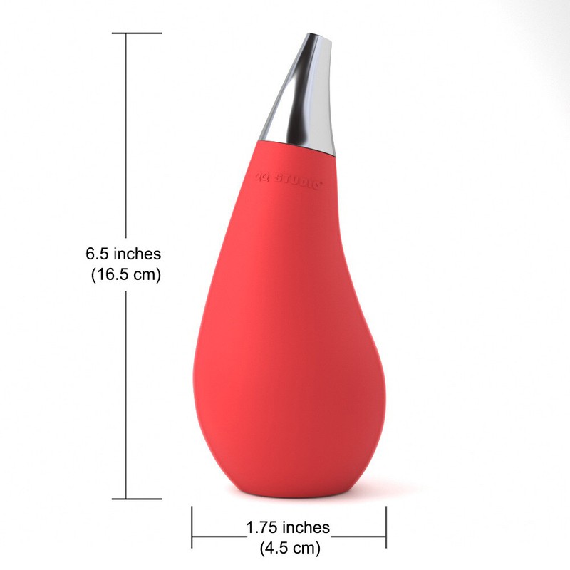 QQ-Studio Red Soft Silicone Squeezable Liquid Hand Soap Wash Dispenser 1pc gallery