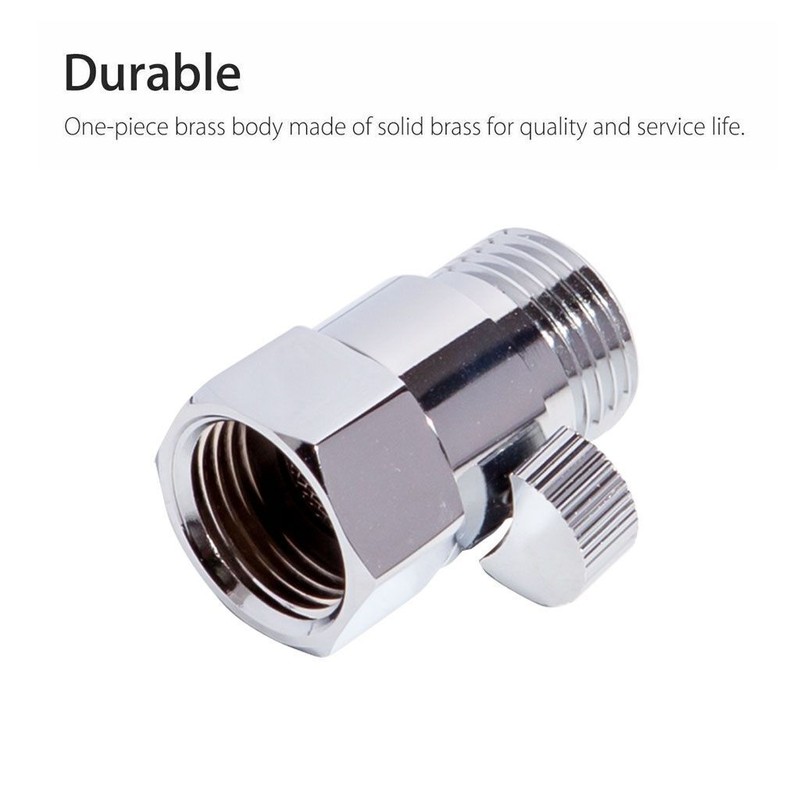 1-5Pcs G1/2" Flow Quick Control Shut OFF Valve Fit Shower Head Hand Water Saver gallery