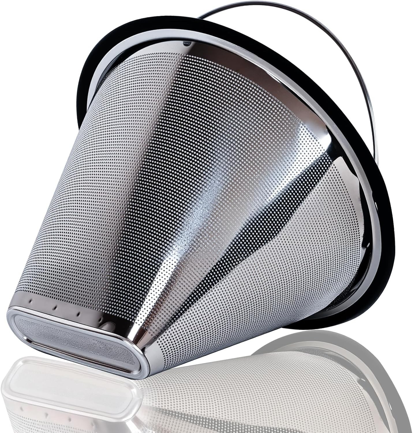 Reusable Stainless Steel Coffee Filter No 4 for Moccamaster KBGV KBT, Compatible gallery
