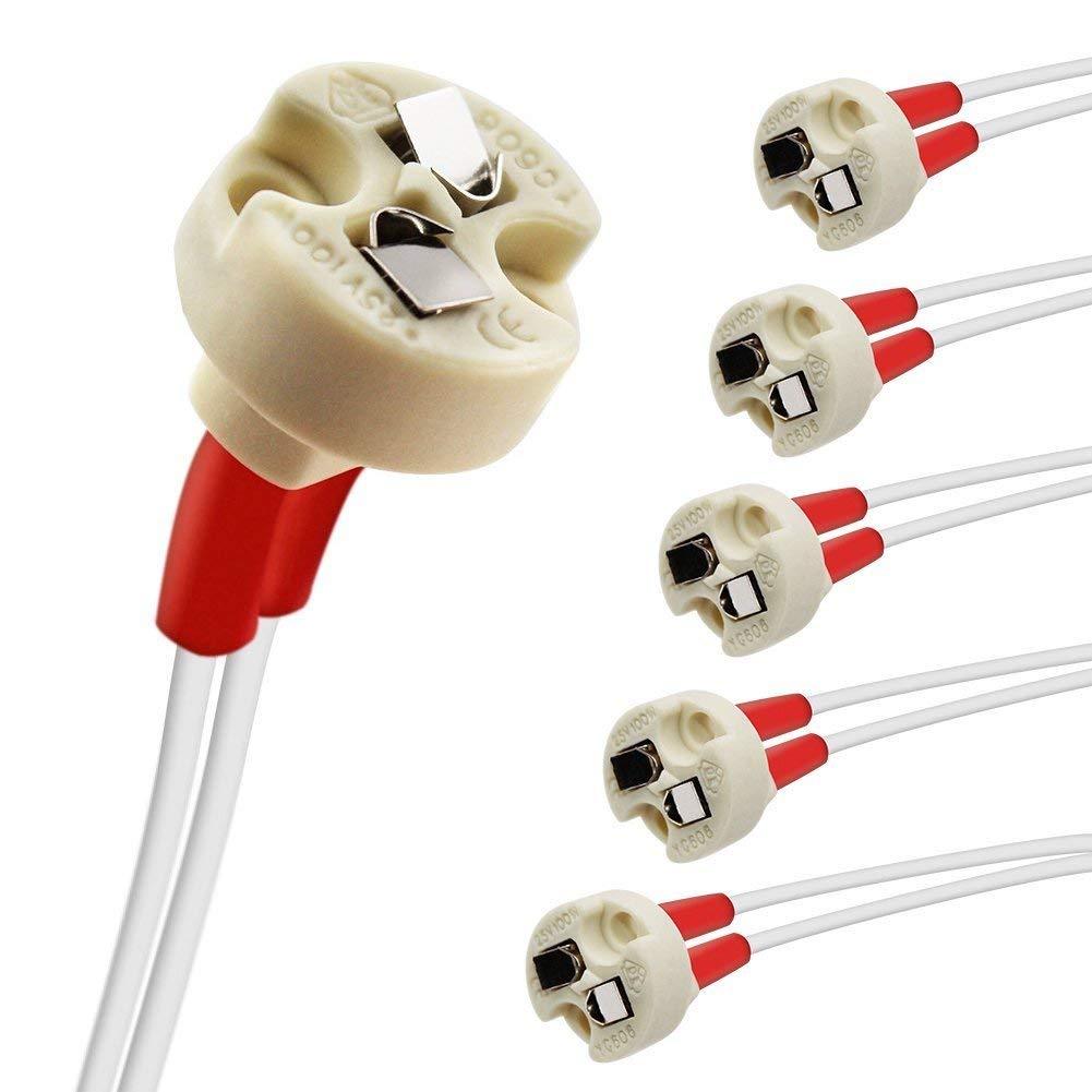 Mini Bi-Pin Socket Holder for Light Bulbs with Base GU5.3, G4, MR11, MR16 gallery