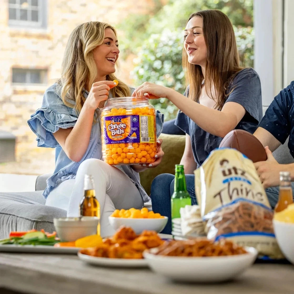 Utz Cheese Balls, 23 oz Barrel fast shipping gallery