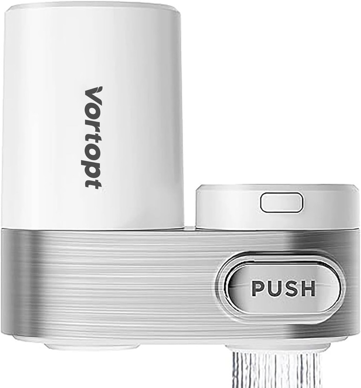 Faucet Water Filter, Mechanical Switch Button - 350 Gallons Water Purifier gallery