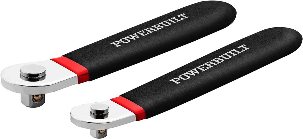 2-Piece Low Profile Socket Levers, 1/4" & 3/8" Drive, Non-Ratcheting