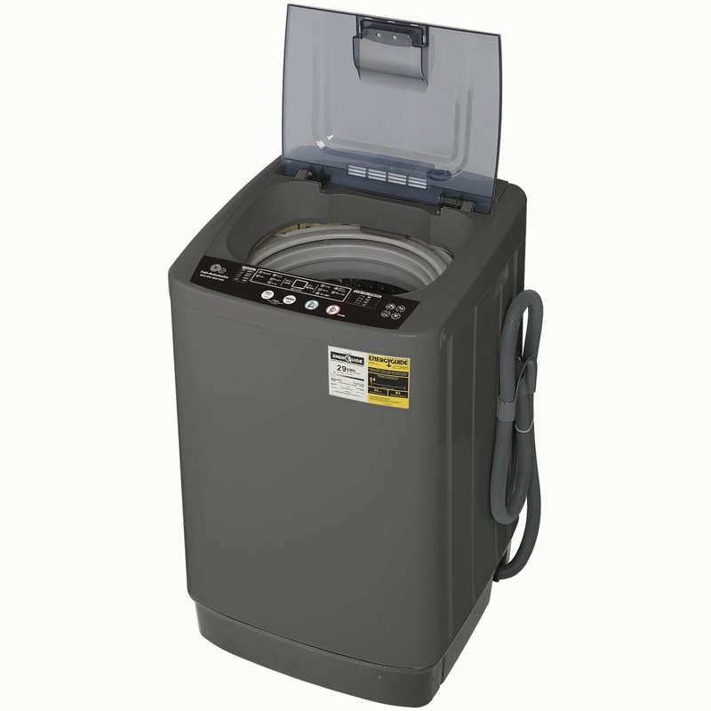 Full Automatic Washing Machine 13.5Lbs Compact Laundry Washer with Drain Pump gallery