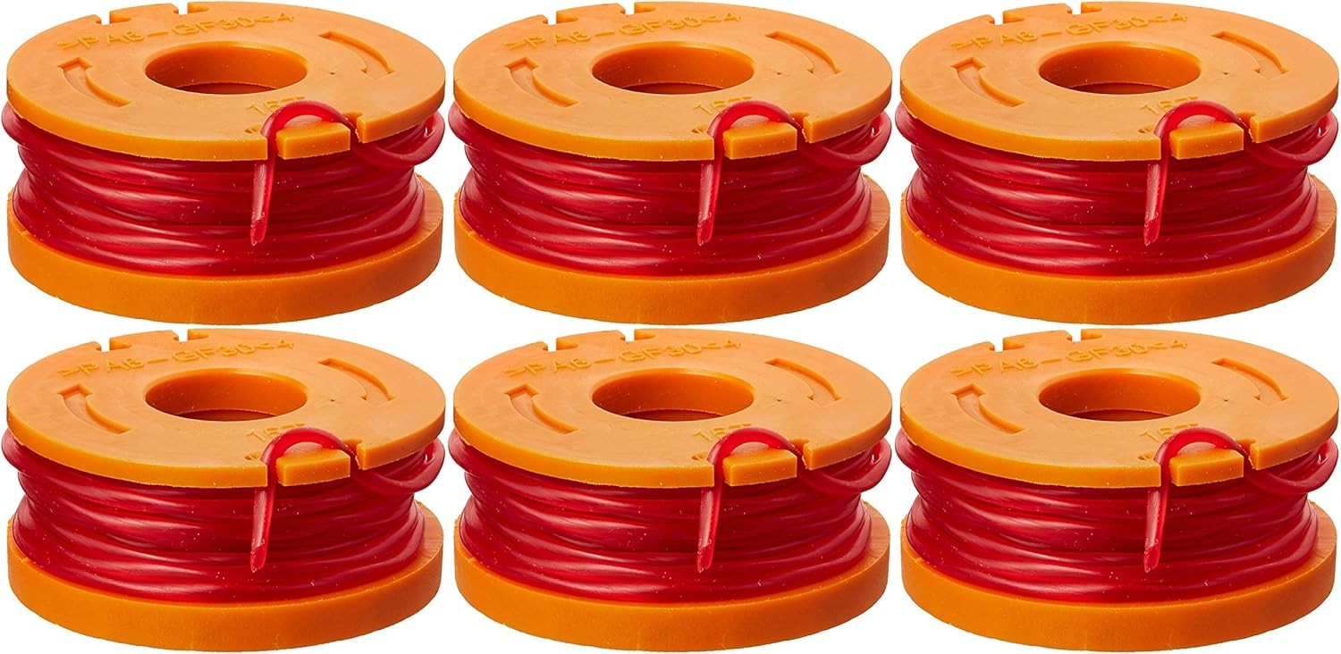 (12) WA0010 String Trimmer Spool Line For WORX Grass Trimmer/ Weed Edger, 10ft gallery